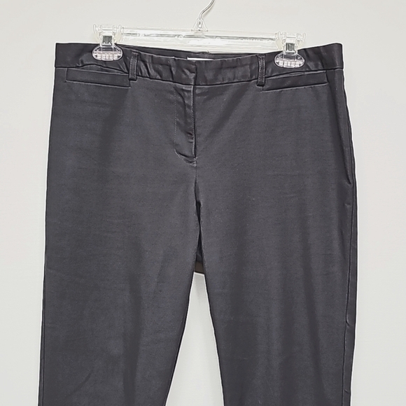 Van Heusen Studio stretch gray ankle pants, business casual, size 8 - Picture 2 of 13